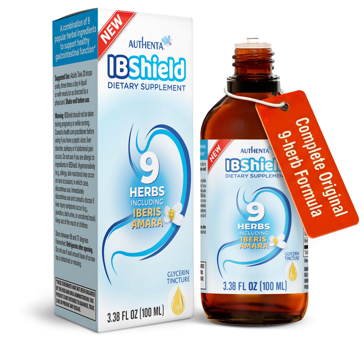 AUTHENTA IBShield Tincture Digestive Wellness - 100ml