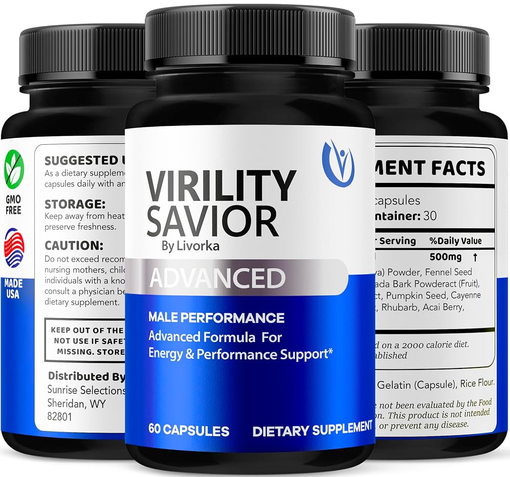 LIVORKA VirilitySavior Advanced Formula Capsules - 180 Capsules - image 8
