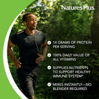 NaturesPlus SPIRU-TEIN Chocolate Peanut Butter Plant-Based Protein Powder - image 4