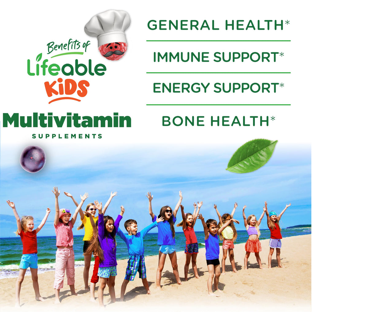 Doctors Orders Lifeable Kids Multivitamin with Iron Chewable Tablets - 150 Count - image 3