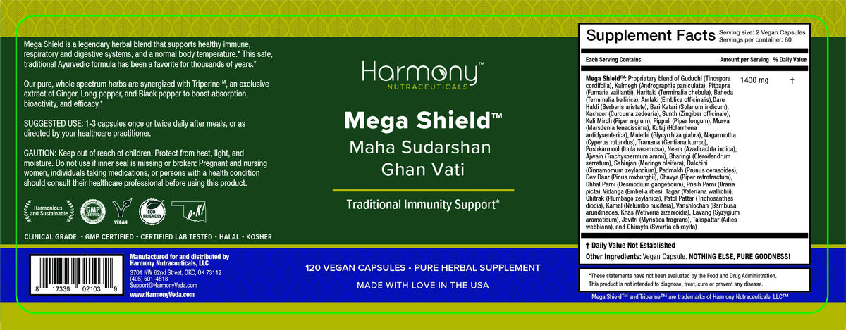 Harmony Nutraceuticals Mahasudarshan Ghan Vati Immune Support - image 2