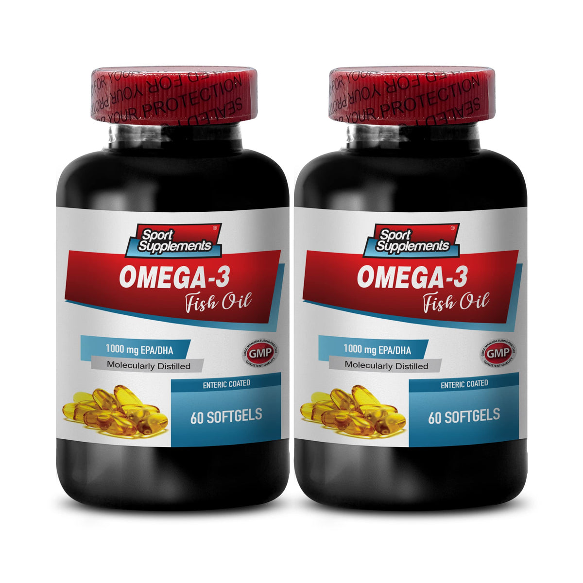 Sport Supplements Omega-3 8060 Fish Oil Pharmaceutical Grade - 120 Softgels