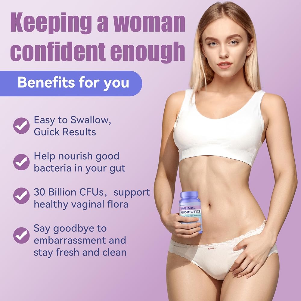AnFamer Vaginal Probiotics for Women 30 Billion CFU - 60 Capsules - image 3