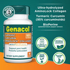 Genacol Turmeric Curcumin Joint Supplement with Collagen - 90 Capsules - image 2