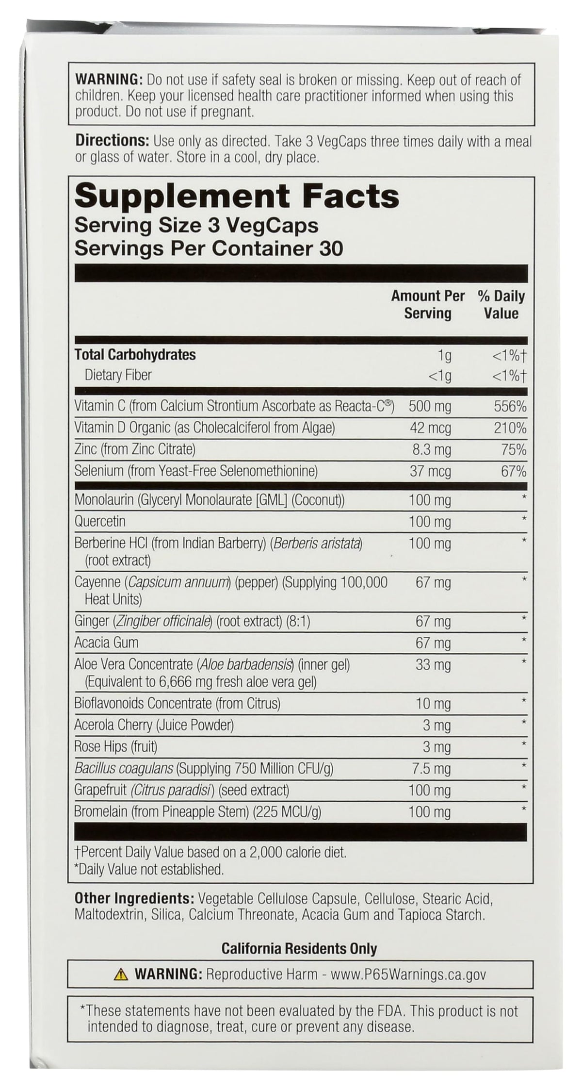 SOLARAY ImmuFight Respiratory Support - 90 Vegetarian Capsules - image 2