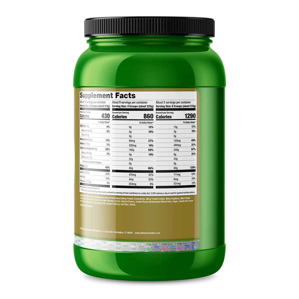 Ultimate Nutrition Natural Gainz Weight Gainer Protein