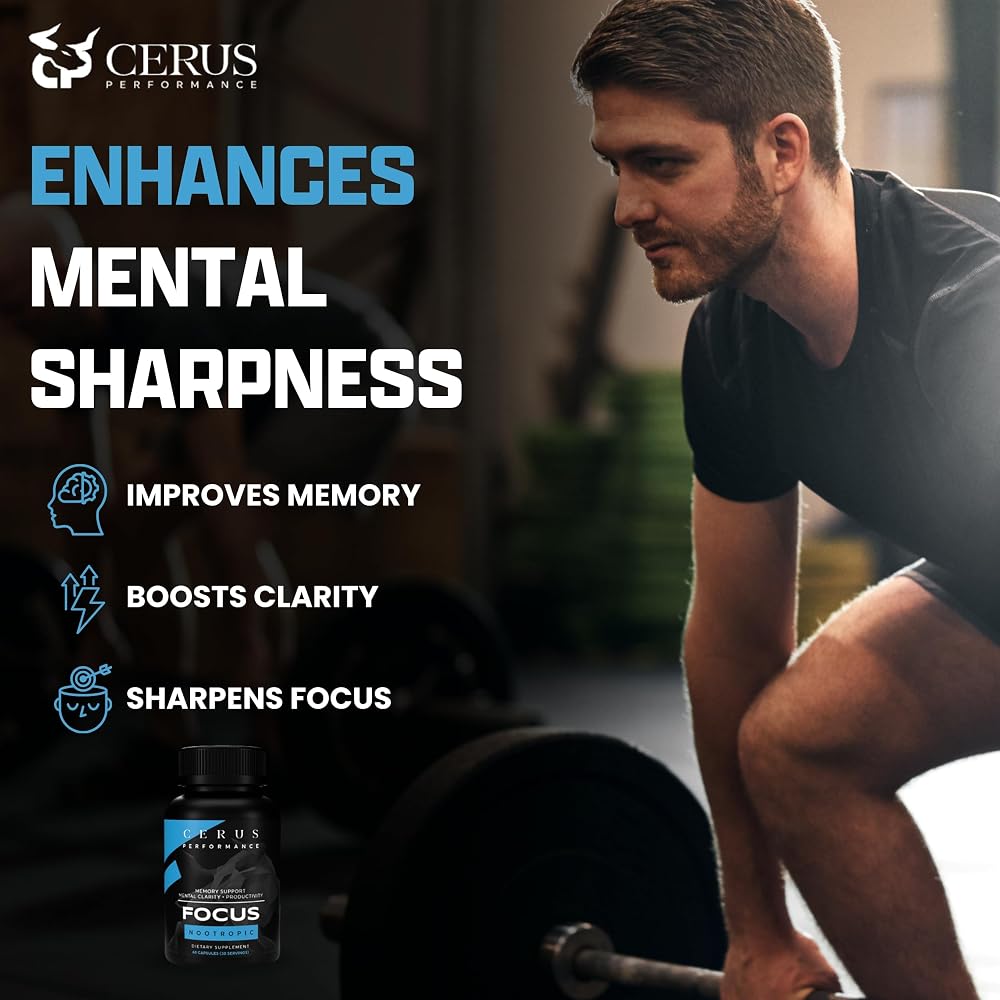 Cerus Performance Focus Nootropic - Mental Clarity & Memory - 60 Capsules - image 2