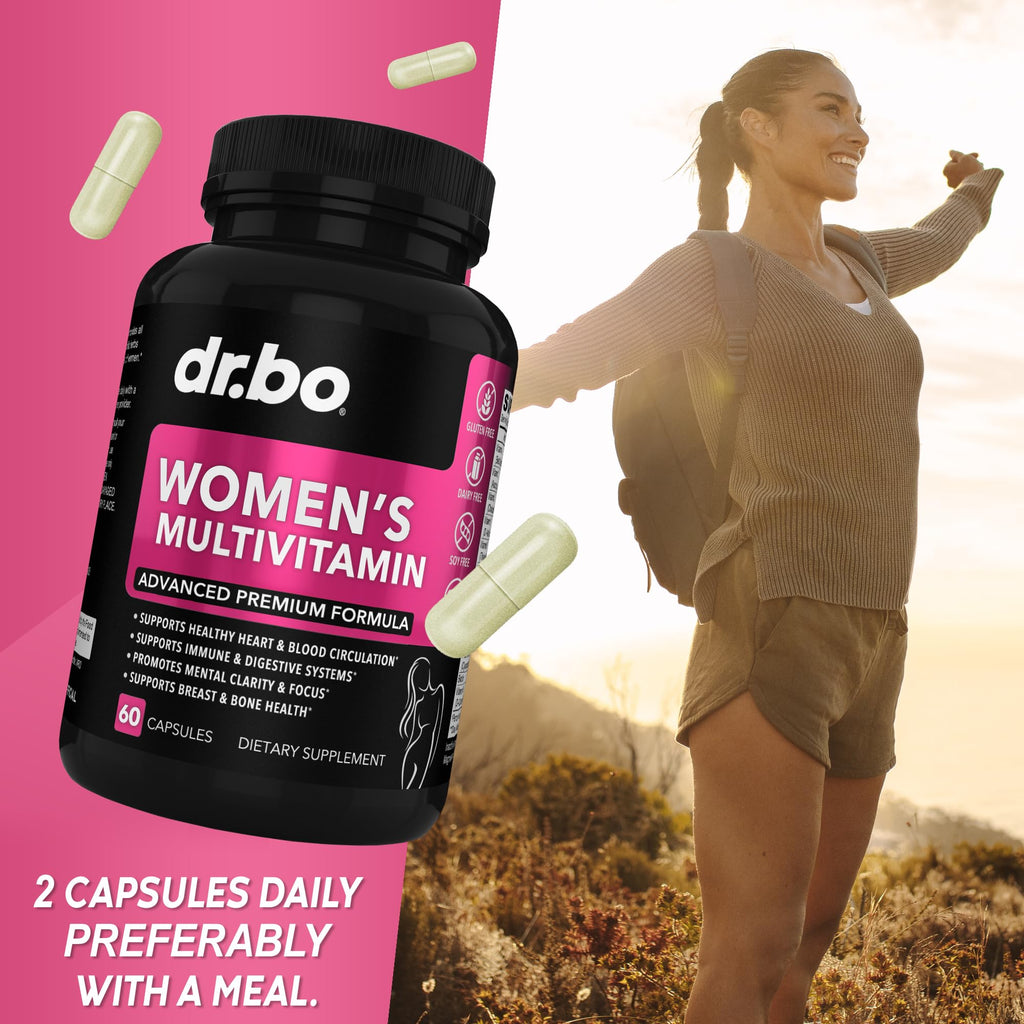 DR. BO Women's Multivitamin for Energy - 60 Capsules - image 7