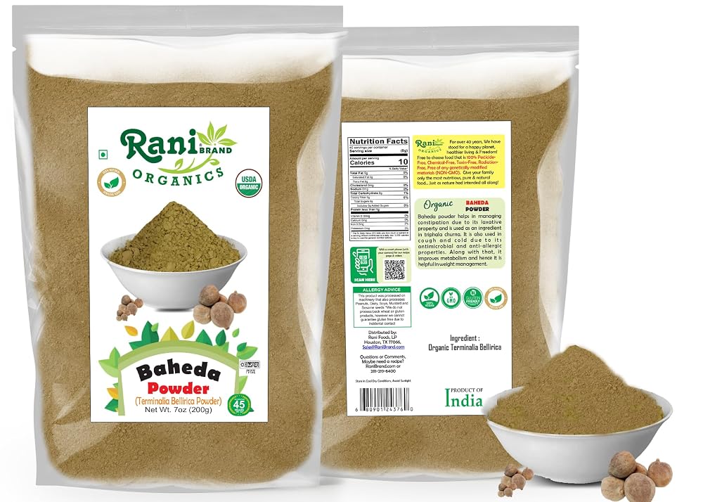 Rani Organic Baheda Powder (Terminalia Bellirica) - 7oz - image 7