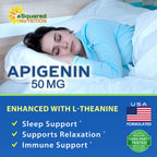 aSquared Nutrition Apigenin 50mg & L-Theanine 200mg - 120 Capsules - image 3