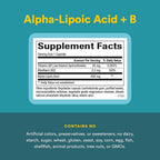 Natural Factors Alpha-Lipoic Acid with B1 & B2 600 mg - 60 Vegetarian Capsules - image 4