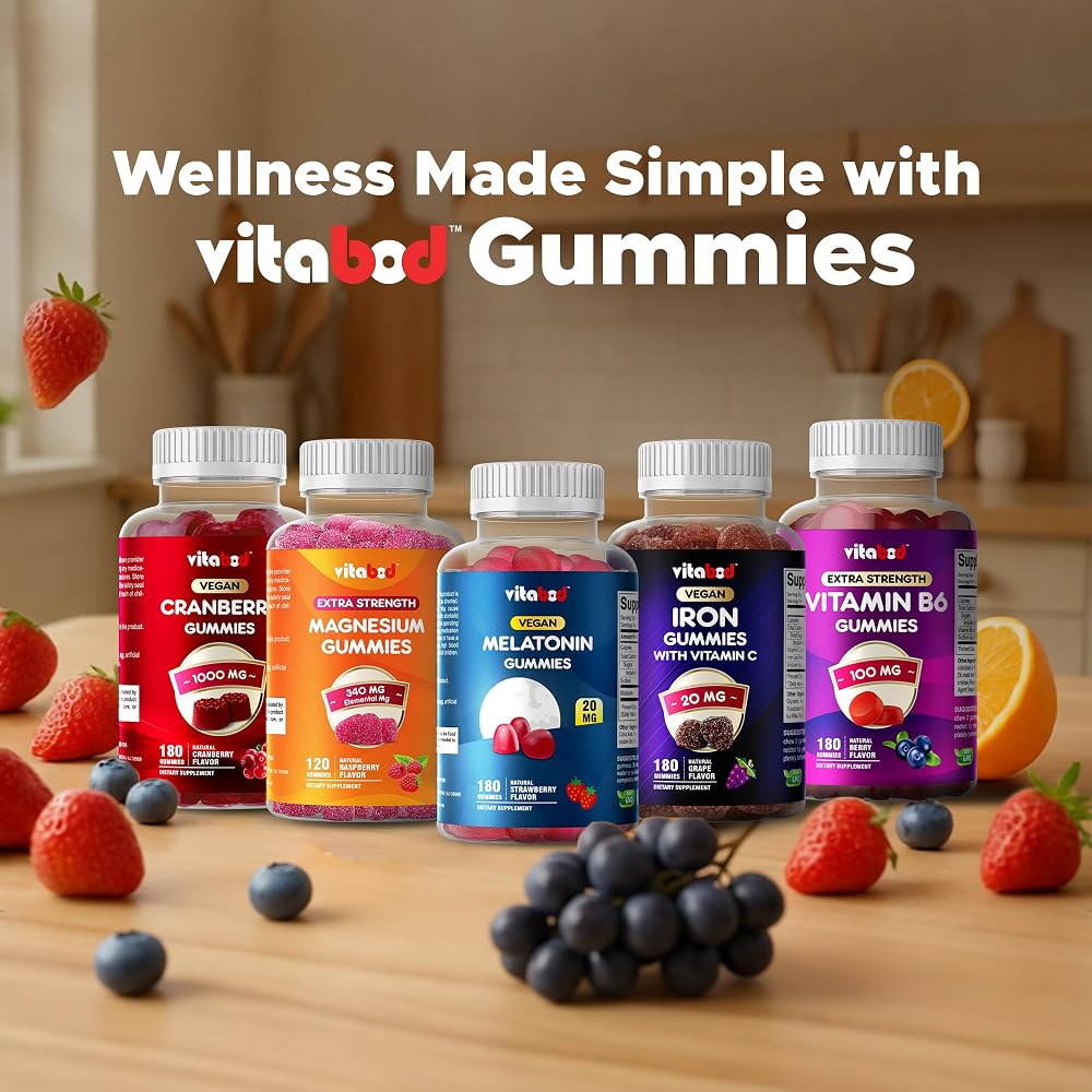 Vitabod Sea Moss Gummies with Bladderwrack & Burdock - 180 Gummies - image 7