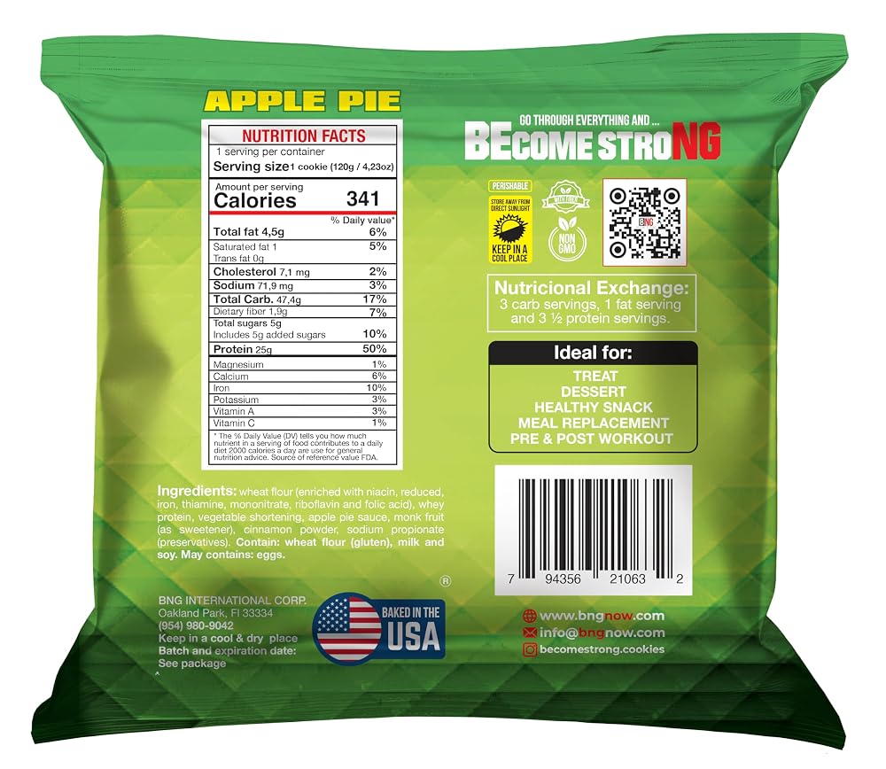 Become Strong High Protein Cookies
