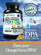ecostream Naturals Wild Caught Omega 3 Fish Oil 2,900 MG - 90 Softgels - image 2