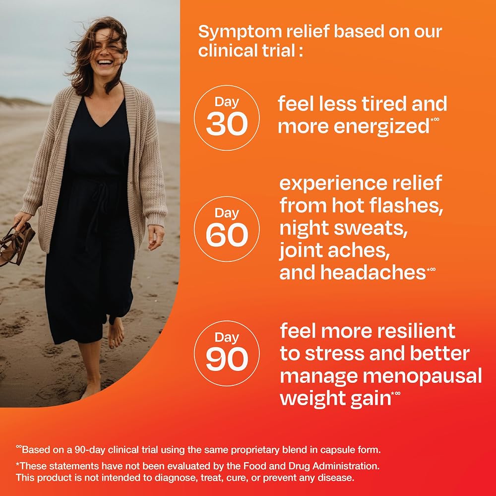Amberen Menopause Supplement Gummies Multi-Symptom Relief - 30 Day - image 3
