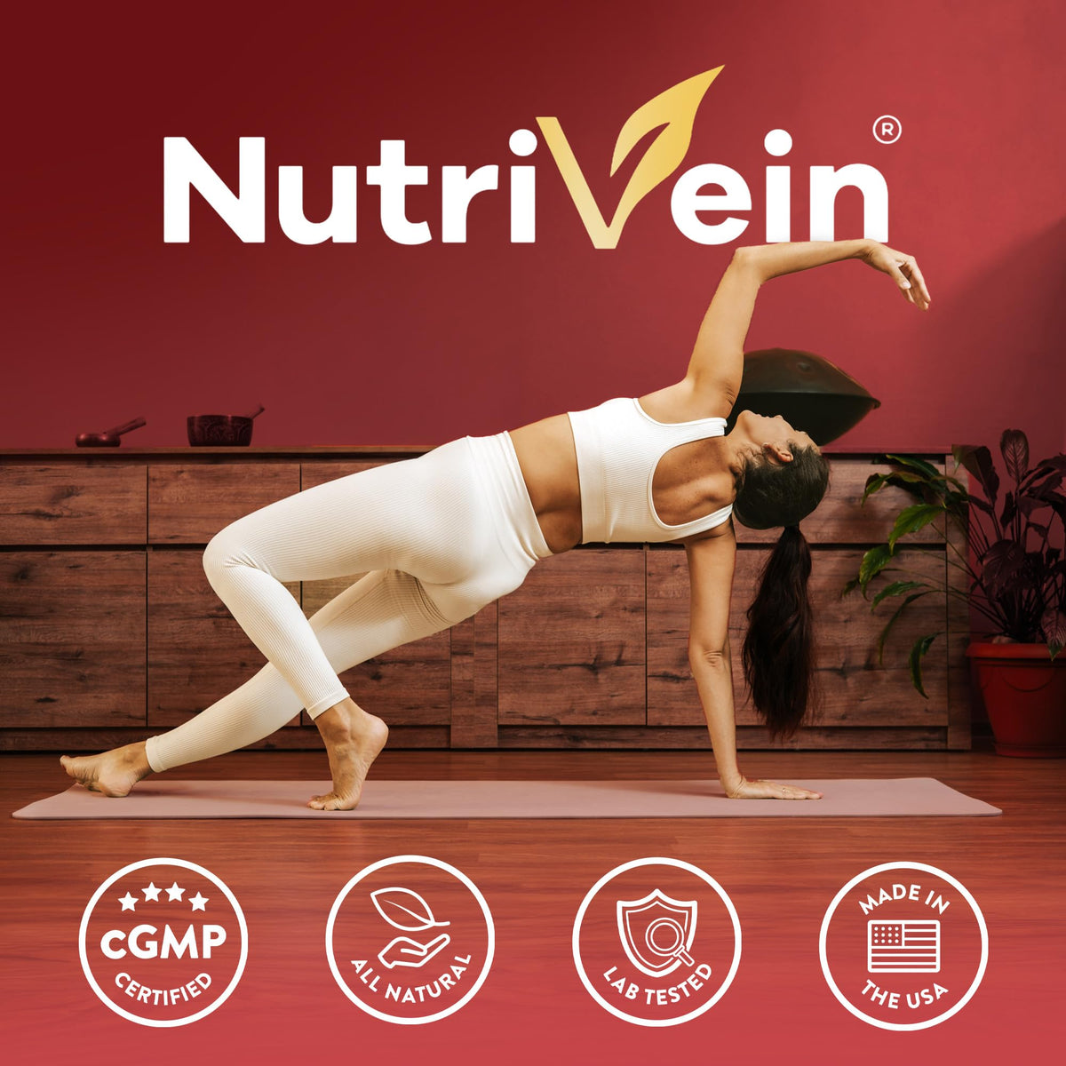 Nutrivein Korean Red Panax Ginseng 1600 mg - 120 Capsules - image 5