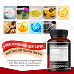 AUMETO Complete NAC 9-in-1 with Milk Thistle & Quercetin - 180 Capsules - image 3