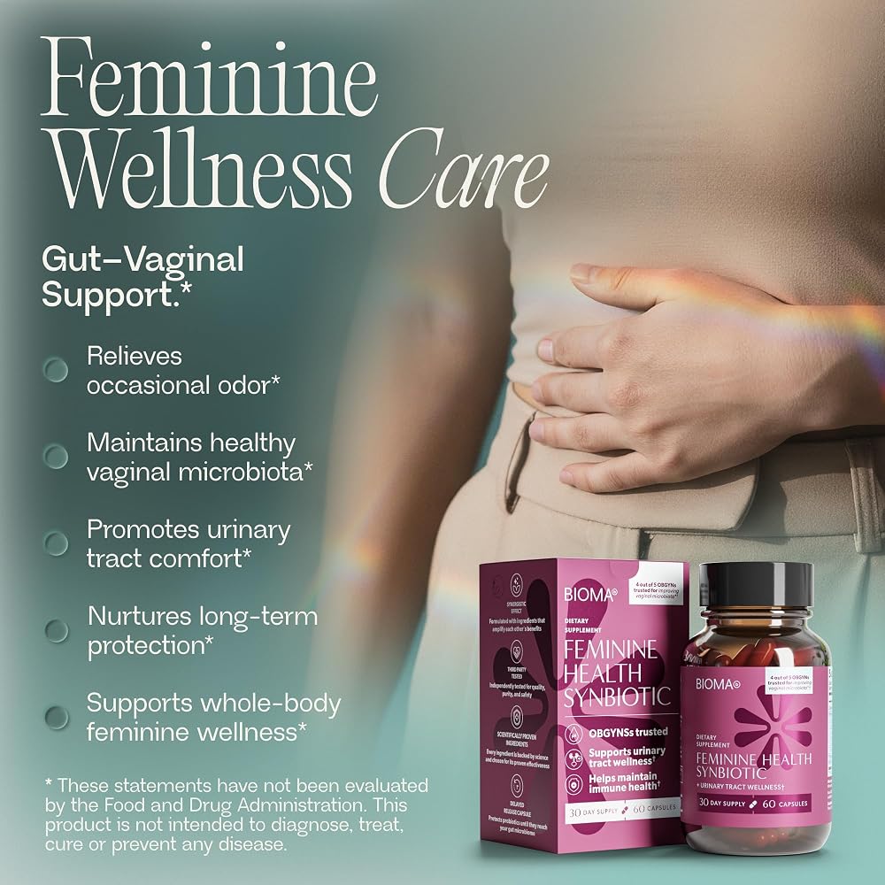 BIOMA Feminine Health Synbiotic - 60 Capsules - image 2