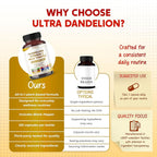PeakPury Dandelion 9-in-1 Formula with Milk Thistle & Vitamin C - 150 Capsules - image 7