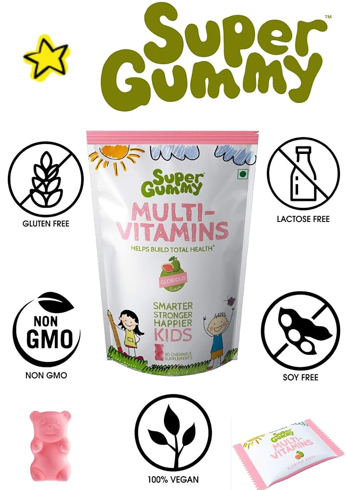 Super Gummy Multi-Vitamins Gummies for Kids - 60 Count - image 3