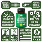 Peak Performance 3 in 1 Magtein Magnesium Complex - 90 Capsules - image 3