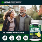 Healthy Extracts Citrus Bergamot Supplement 1200mg - 60 Capsules - image 5