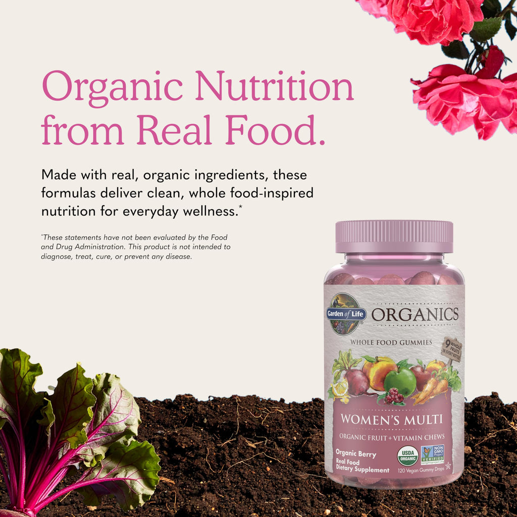 Garden of Life Organics Women's Gummies Multivitamin Berry - 120 Gummies - image 6