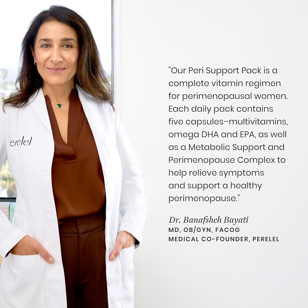 Perelel Perimenopause Support Multivitamin & Omega 3 - 30 Sachets - image 5