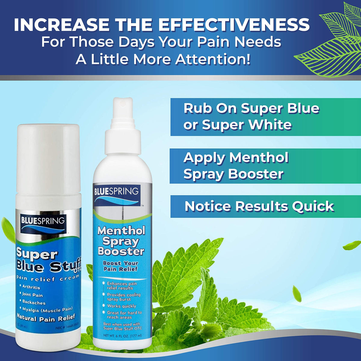 Emu Therapy Super Blue Stuff Natural Pain Relief Roll-On with Emu Oil - image 8