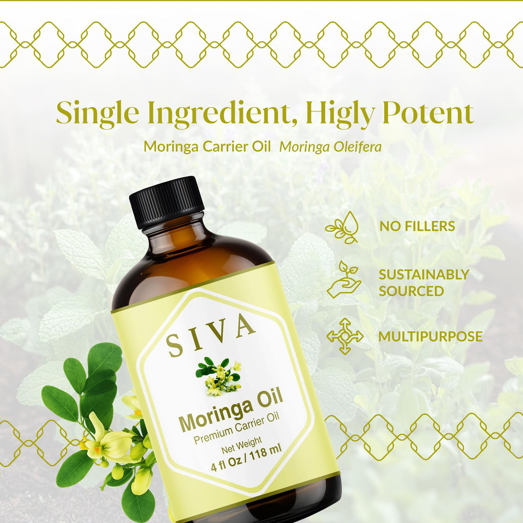 SIVA Organics Moringa Carrier Oil - 4 Fl Oz - image 3