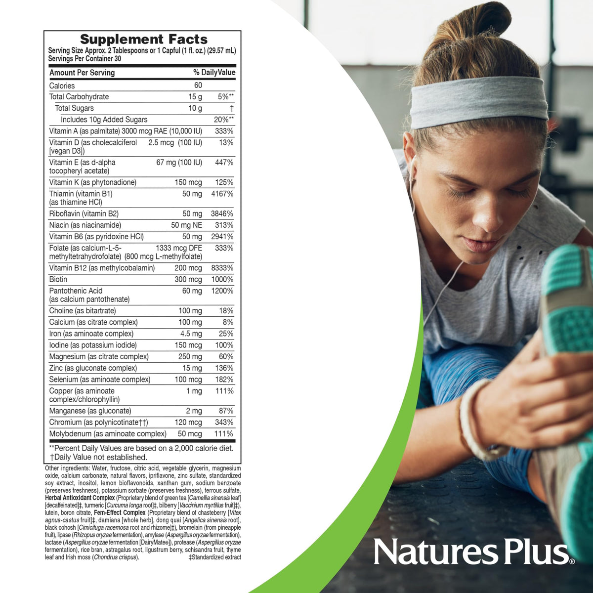 NaturesPlus Source of Life Women Liquid Multivitamin - 30 fl oz - image 4