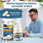 Tervaies Adrenal Support Adaptogen Complex - 60 Tablets - image 7