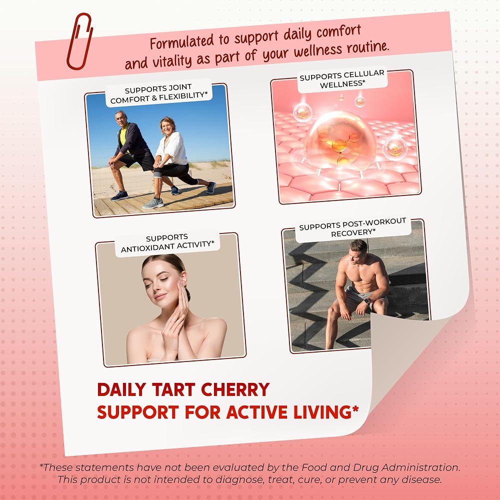 PeakPury Tart Cherry 1470mg Complex with Elderberry & Turmeric - 150 Capsules - image 4