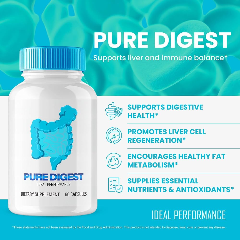IDEAL PERFORMANCE Pure Digest Capsules Gut Support - 180 Count - image 4