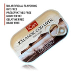 ICAN Icelandic Wild Cod Liver in Own Oil - Pack of 6 - image 5