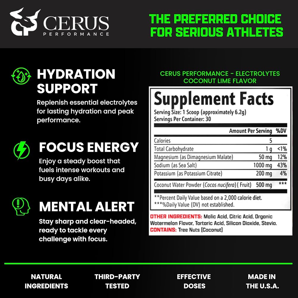 Cerus Performance Electrolyte Powder