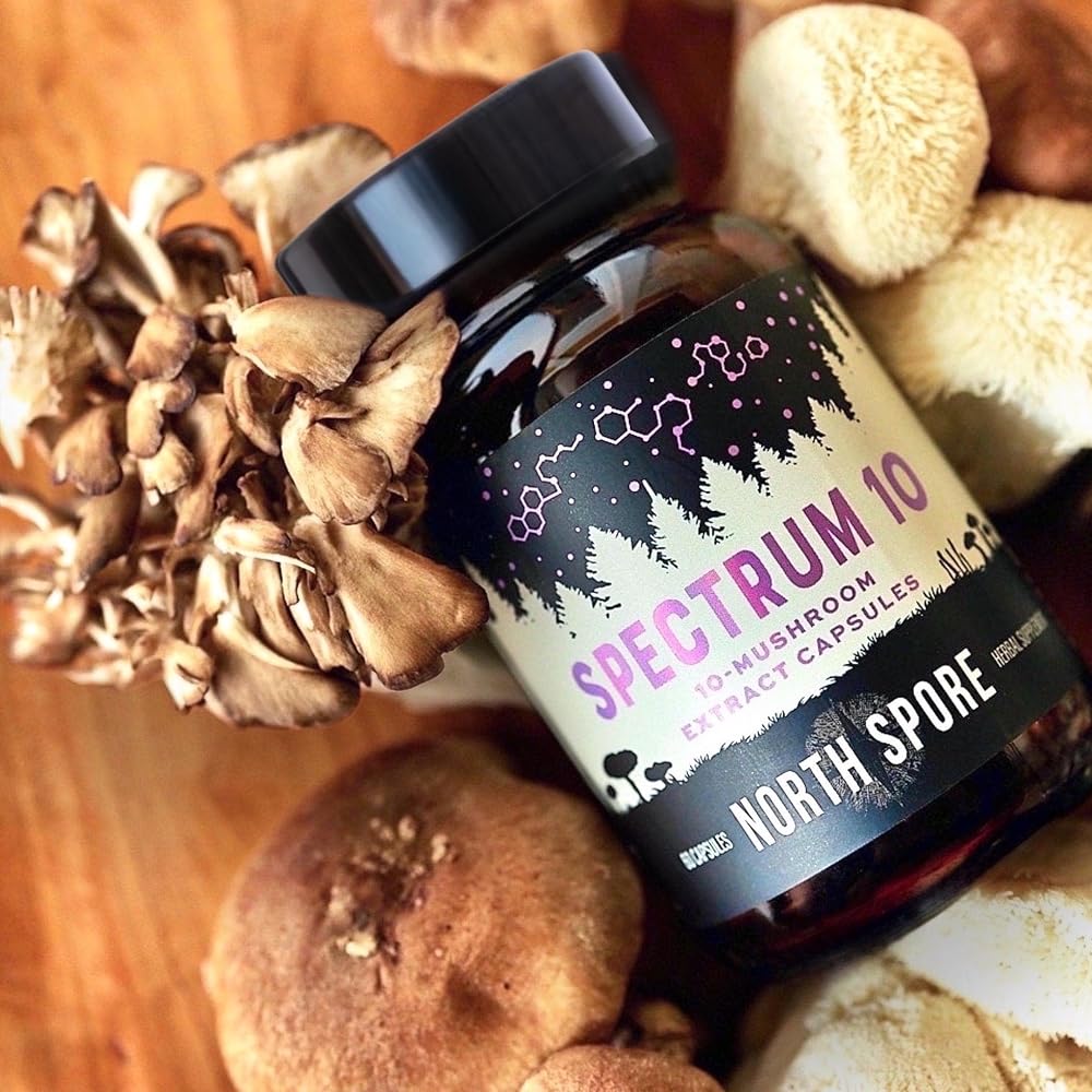 North Spore Spectrum 10 Mushroom Extract Supplement
