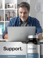 Horbäach L-Tyrosine 1000mg Amino Acid Supplement - 250 Capsules - image 7
