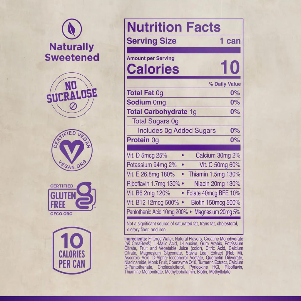 LIFEAID FITAID Creatine Recovery Drink Zero Sugar - 12 Pack - image 7