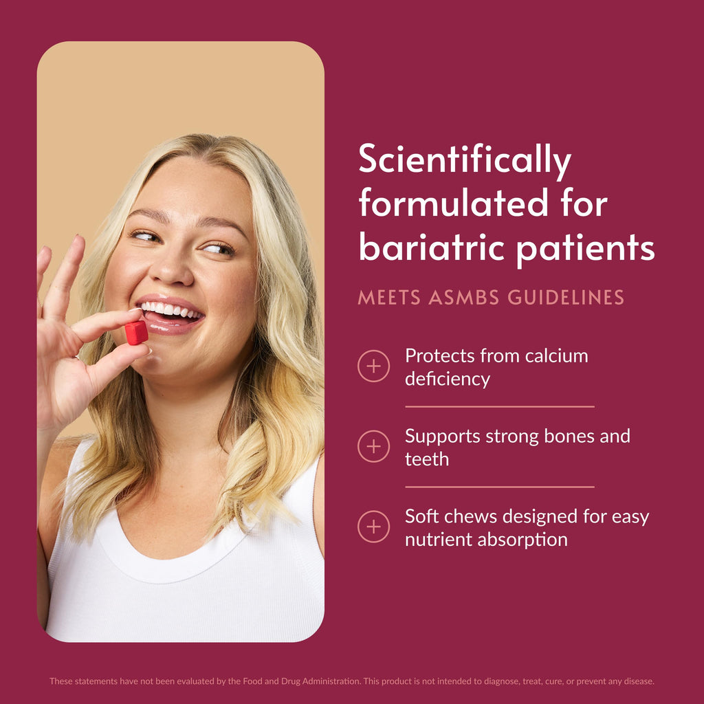 Bariatric Advantage Calcium Citrate Chewy Bites 500 mg - Highly