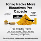 Toniiq NSF Certified Ultra High Strength Berberine HCl - 90 Capsules - image 4
