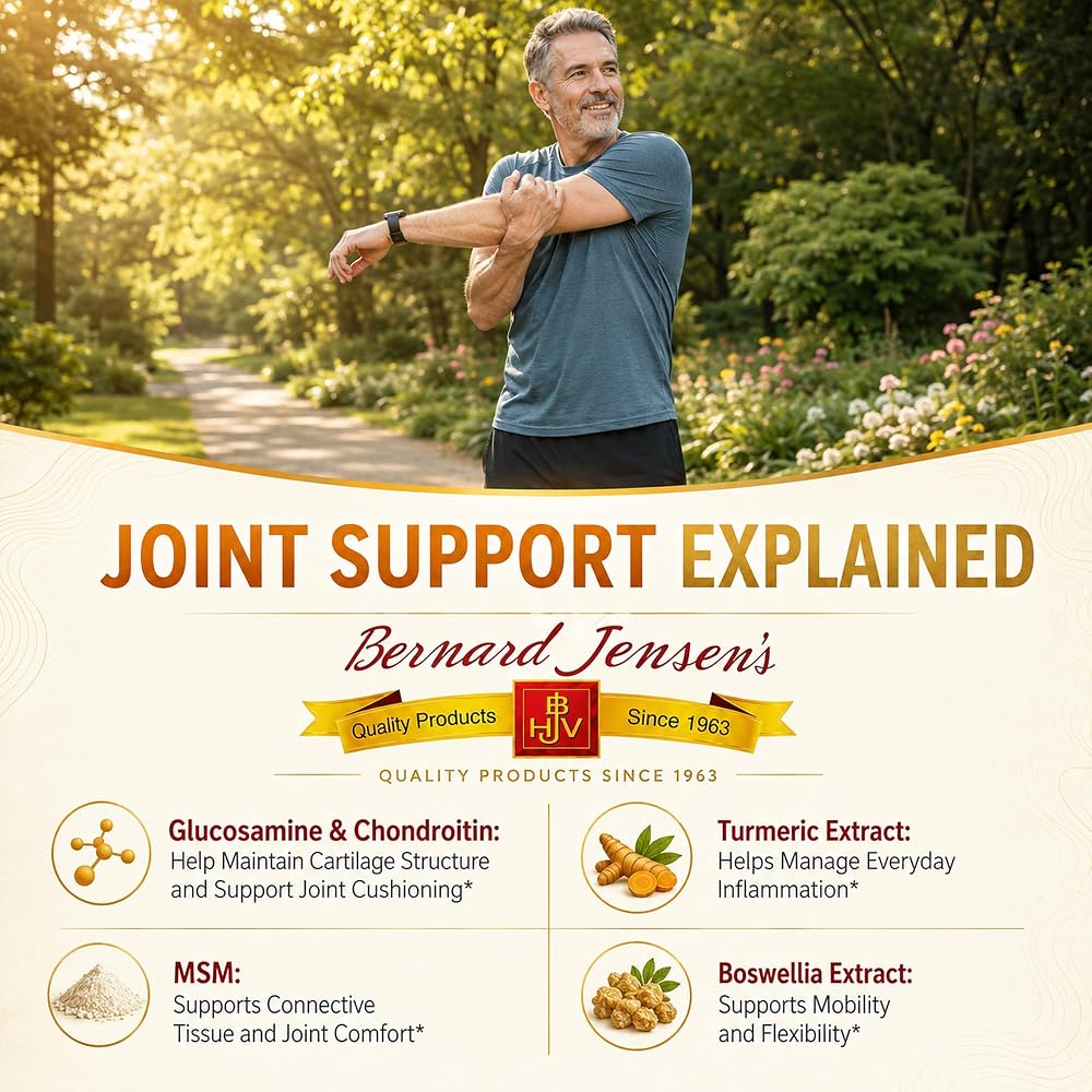 Bernard Jensen's Glucosamine Chondroitin MSM - 90 Capsules - image 4