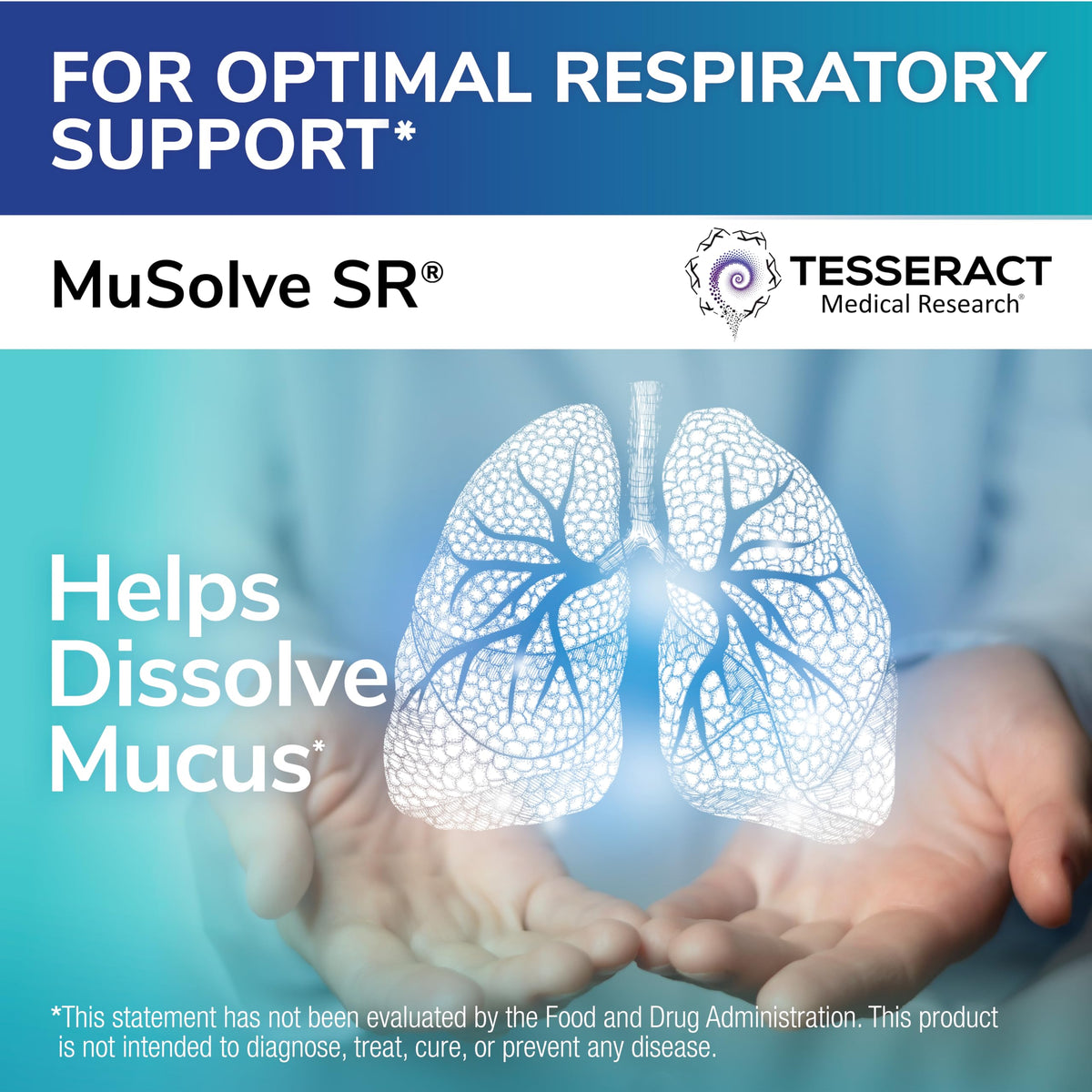 Tesseract MuSolve SR Respiratory Supplement - 90 Capsules - image 2