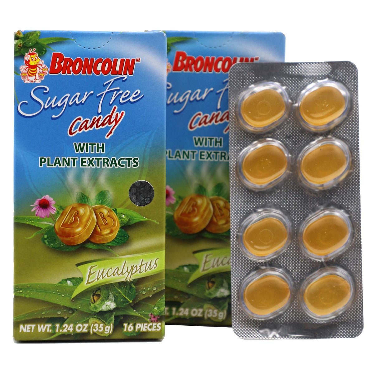 Broncolin Sugar Free Drops with Echinacea & Eucalyptus - 2 Pack