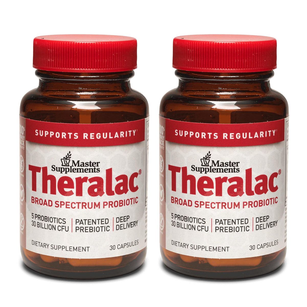 THERALAC Multi-Strain Probiotic for Gut Health - 60 Capsules