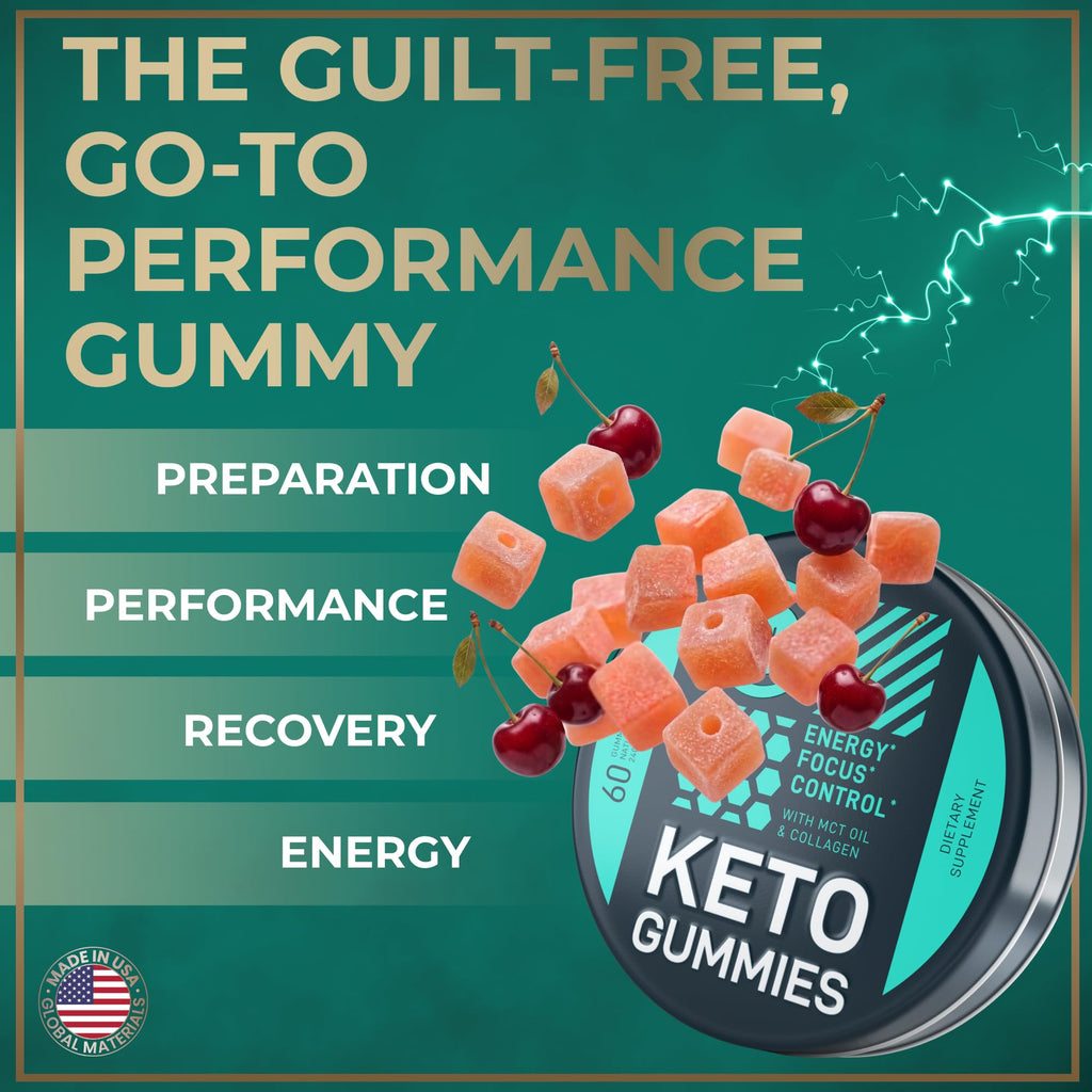 WILD FUEL MCT Oil Keto Gummies with Collagen - 60 Gummies - image 2