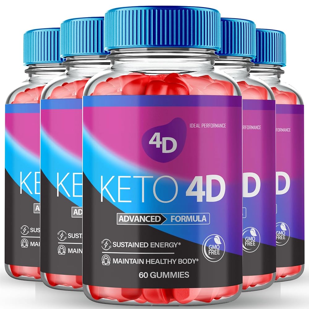 IDEAL PERFORMANCE Keto 4D ACV Gummies 1000mg - 300 Gummies
