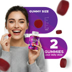 Vitabod Extra Strength Vitamin B6 Gummies 100mg - 180 Gummies - image 3