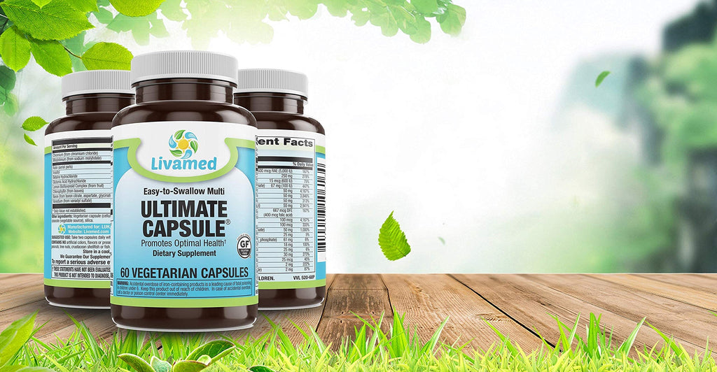 Livamed Ultimate Capsule Multivitamin - 60 Vegetarian Capsules - image 2
