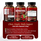GriMed Berberine 6-in-1 with Ceylon Cinnamon - 150 Capsules - image 9